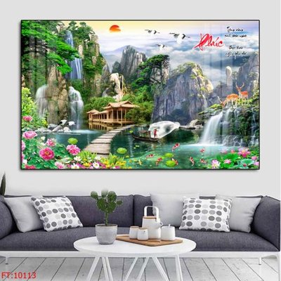 File ảnh File tranh phong thủy 10113 (gốc) in PP, decal