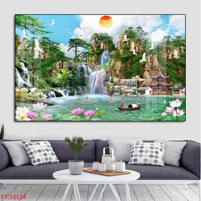 File ảnh File tranh phong thủy 10124 (gốc) trang trí khách sạn