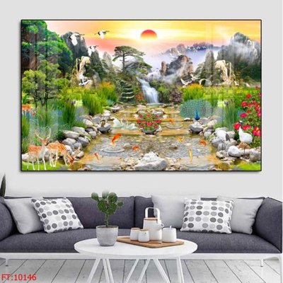 File gốc File tranh phong thủy 10146 (phong cách) châu Âu