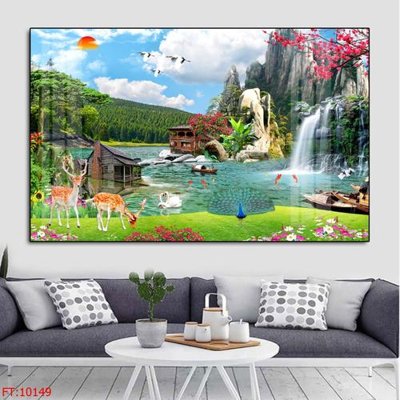 File gốc in mica File tranh phong thủy 10149 chất lượng