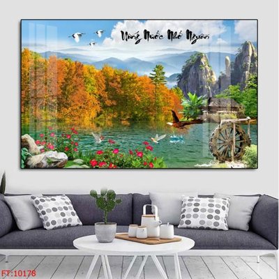 File in mica File tranh phong thủy 10178 (bản gốc) sắc sảo