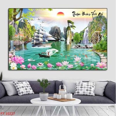 Ảnh gốc file in lụa File tranh phong thủy 10227 chi tiết