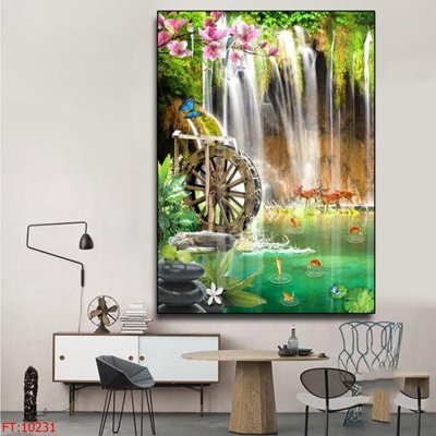 Download file gốc File tranh phong thủy 10231 (in mica) trang trí