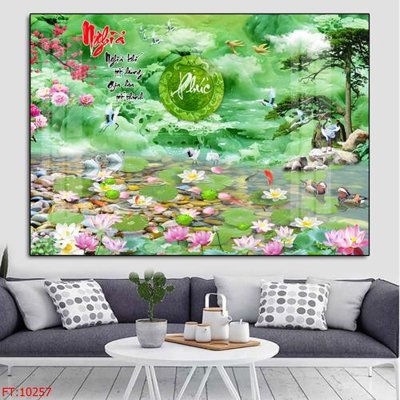Tải file File tranh phong thủy 10257 (PSD) cho in tranh 3D