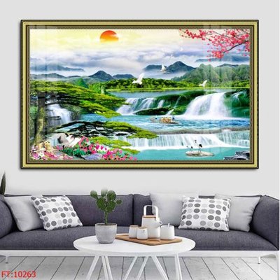 File gốc File tranh phong thủy 10263 (cho in UV) siêu nét