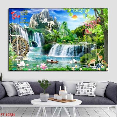 File PSD File tranh phong thủy 10281 (bản gốc) dễ dàng edit