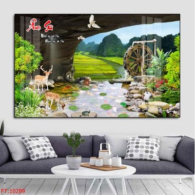 Download file File tranh phong thủy 10289 (gốc) in mica đèn LED