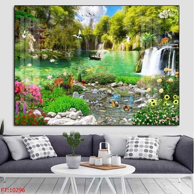 File in mica File tranh phong thủy 10296 (bản gốc) siêu trong