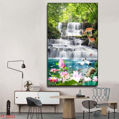 File ảnh File tranh phong thủy 10321 (gốc) dùng in Pano