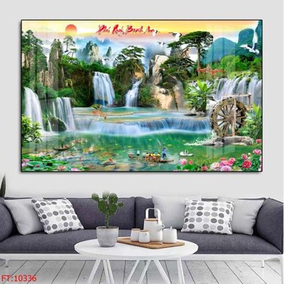 File tranh in trần 3D File tranh phong thủy 10336 (ảnh gốc)