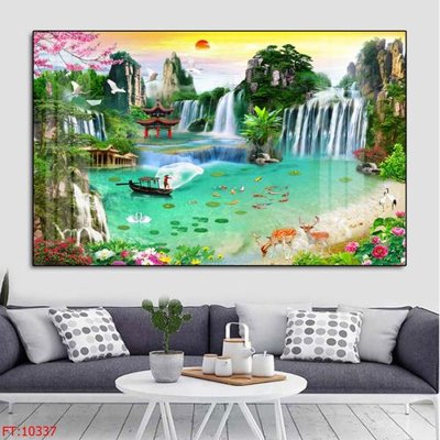 Tải file File tranh phong thủy 10337 (ảnh gốc) in tráng gương