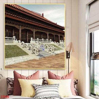 File PSD File tranh hà nội xưa 15HN (bản gốc) dễ dàng edit