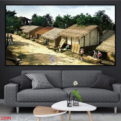 Tải file gốc File tranh hà nội xưa 22HN (bản PSD) đầy đủ layer