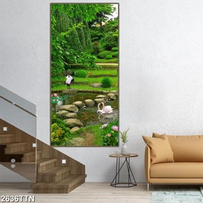 Tải file gốc Tranh sơn thủy thác nước 2636TTN (bản PSD) gốc