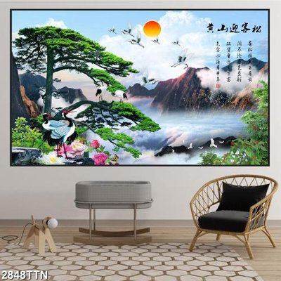 Tải file gốc Tranh sơn thủy thác nước 2848TTN (in tráng gương) siêu đẹpFile tranh gốc Tranh sơn thủy thác nước 2848TTN chất lượng cao