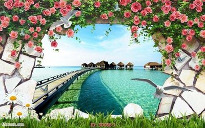 File tranh gốc Tường nền 3D hiện đại 3D68 (bản quyền) độc đáo