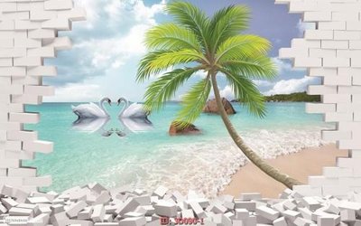 Tải file Tường nền 3D hiện đại 3D90 (gốc) in trên mọi chất liệu