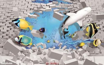 File gốc Tường nền 3D hiện đại 3D146 (trang trí) phòng trẻ em