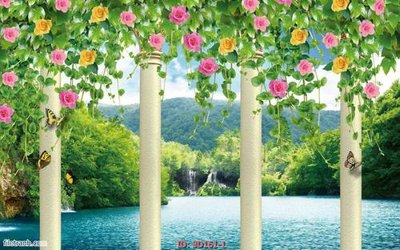 Tải file Tường nền 3D hiện đại 3D161 (ảnh gốc) 300dpi Tường nền 3D hiện đại 3D161