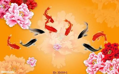 Tải về file tranh gốc Tường nền 3D hiện đại 3D164 (để in quảng cáo)