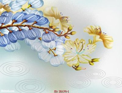 File tranh Tường nền 3D hiện đại 3D176 (gốc) chủ đề thành phố