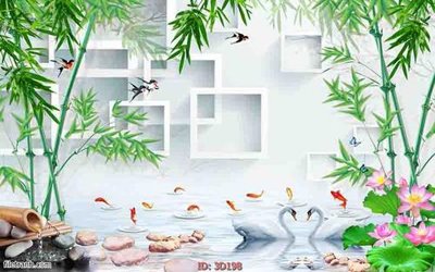 File tranh Tường nền 3D hiện đại 3D198 (bản gốc) trang trí văn phòng