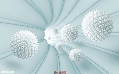 File tranh gốc in trần nhà Tường nền 3D hiện đại 3D260 3D