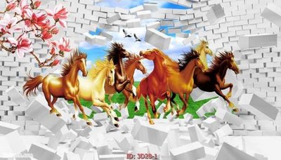 Ảnh gốc Tường nền 3D hiện đại 3D28 (độ nét cao) in mica