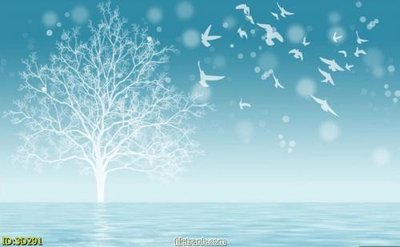 File tranh Tường nền 3D hiện đại 3D291 (gốc) phong cách tối giản