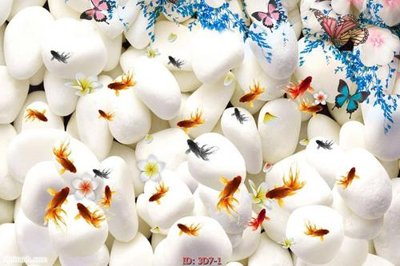 Ảnh gốc Tường nền 3D hiện đại 3D7 (nét căng) in mica