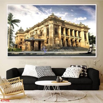 Tải file gốc File tranh hà nội xưa 47HN (bản PSD) chỉnh sửa được