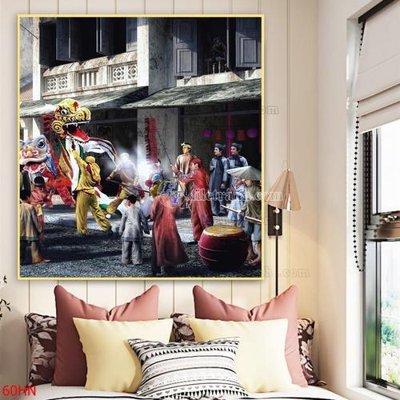 File in trần File tranh hà nội xưa 60HN (file gốc) phong thủy