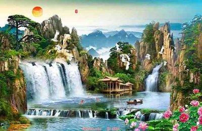 File ảnh gốc File tranh phong thủy 8021 (chuyên in mica)