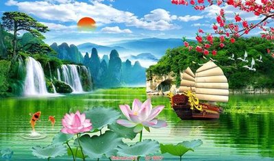 File tranh File tranh phong thủy 8027 (gốc) chủ đề động vật