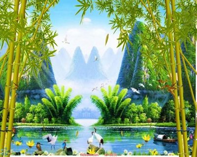 File gốc File tranh phong thủy 8030 (bản quyền) cho in ấn