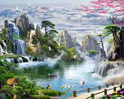 File gốc File tranh phong thủy 8039 cho in ấn và thiết kế