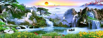 File in trần File tranh phong thủy 8041 (bản gốc) trời sao