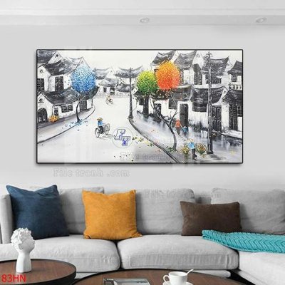 File in trần File tranh hà nội xưa 83HN (bản gốc) trời sao