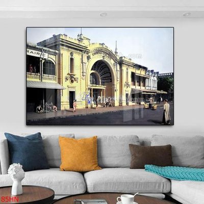 File tranh File tranh hà nội xưa 85HN (bản gốc) trang trí văn phòng