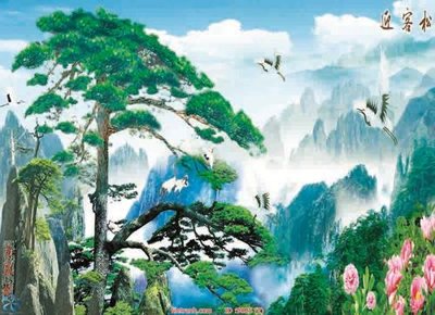 File tranh quảng cáo File tranh phong thủy 9025 (file gốc) chuyên nghiệp