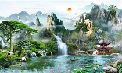 Cung cấp file tranh gốc File tranh phong thủy 9043 độc quyền