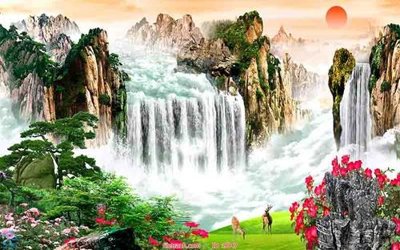 Tải file File tranh phong thủy 9047 (ảnh gốc) file AI/EPS