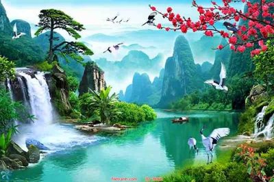 File tranh File tranh phong thủy 9062 (ảnh gốc) chi tiết rõ ràng