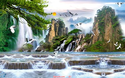 File gốc File tranh phong thủy 9070 (cho in ấn) độc quyền