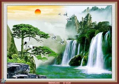 Tải file File tranh phong thủy 9139 (gốc) làm file in ấn