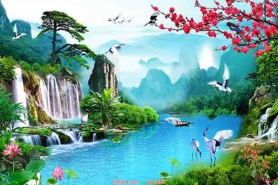 File in ấn chuyên nghiệp File tranh phong thủy 9140 (file gốc)