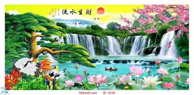 File ảnh File tranh phong thủy 9155 (gốc) in quảng cáo ngoài trời