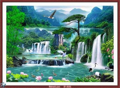 File gốc File tranh phong thủy 9161 (chủ đề hiện đại) trang trí