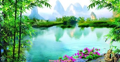 File gốc File tranh phong thủy 9168 (in lụa) trang trí tường