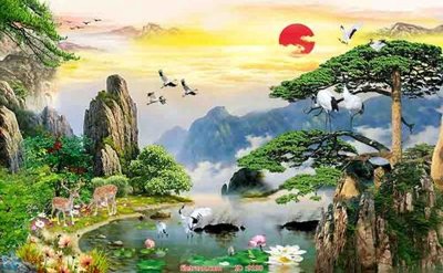 Mua file tranh gốc File tranh phong thủy 9190 tại Filetranh.com